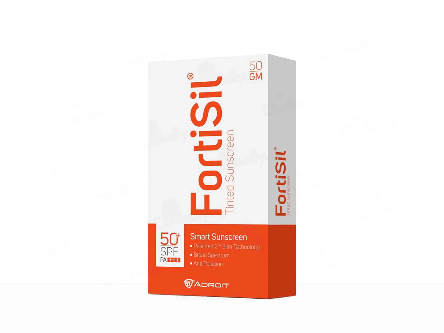 Adroit Fortisil Smart SPF 50+ PA+++ Tinted Sunscreen 50 gm