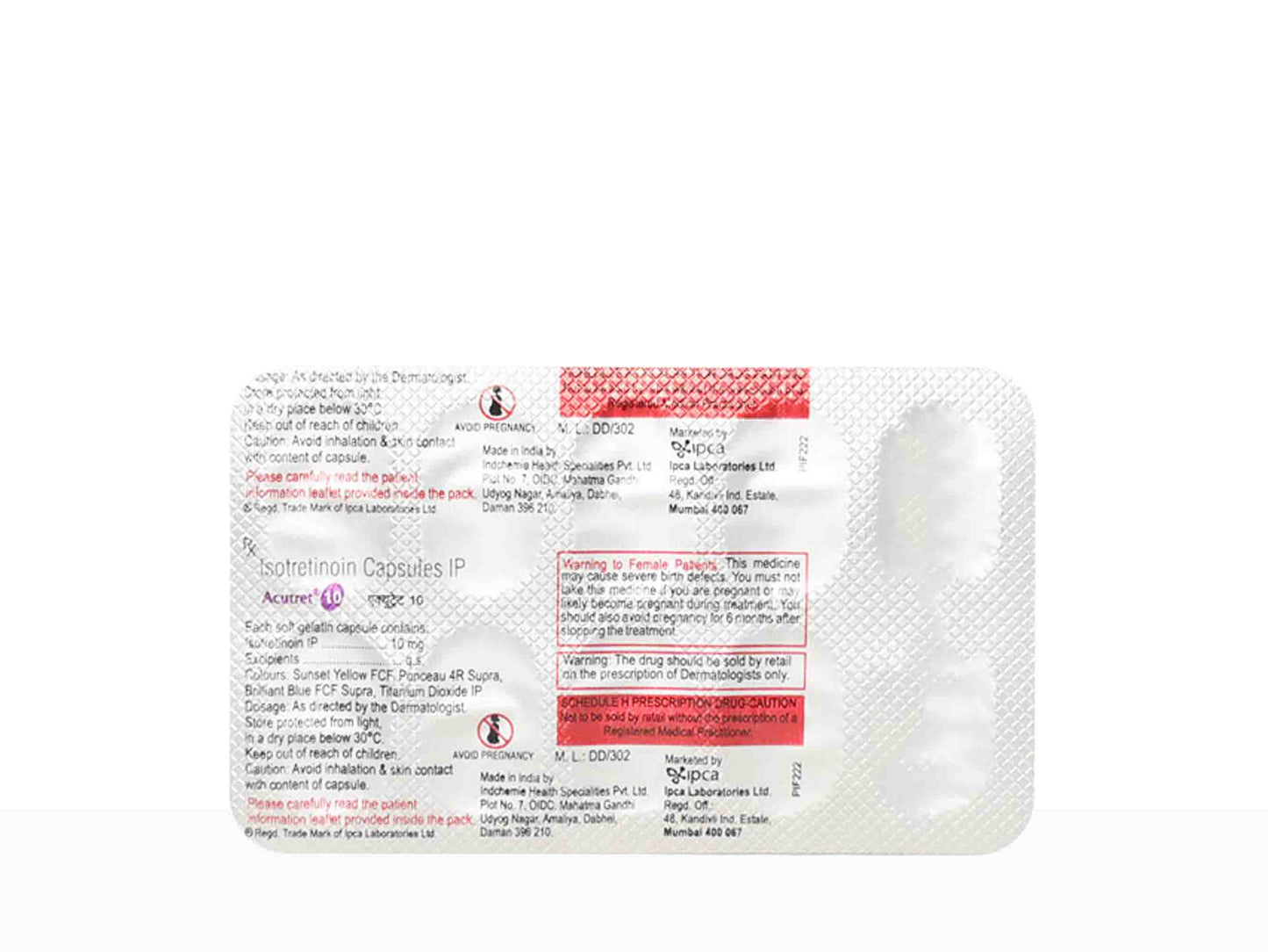 Ipca Acutret 10 Capsule