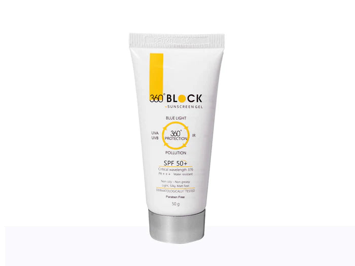 360 Block Sunscreen Gel SPF 50 PA 50Gm