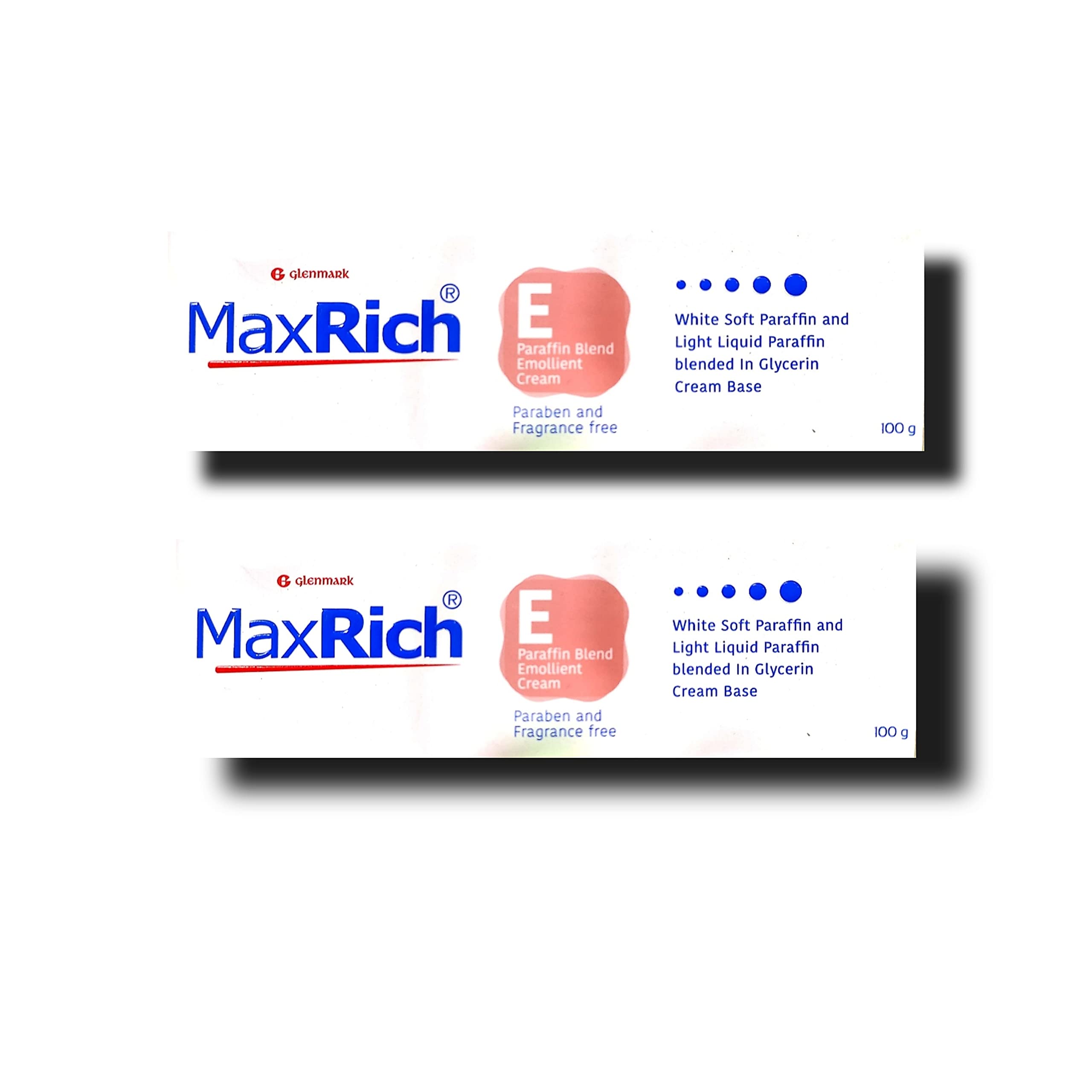 Maxrich E Paraffin Blend Emollient Cream Pack Of 2*100 gm