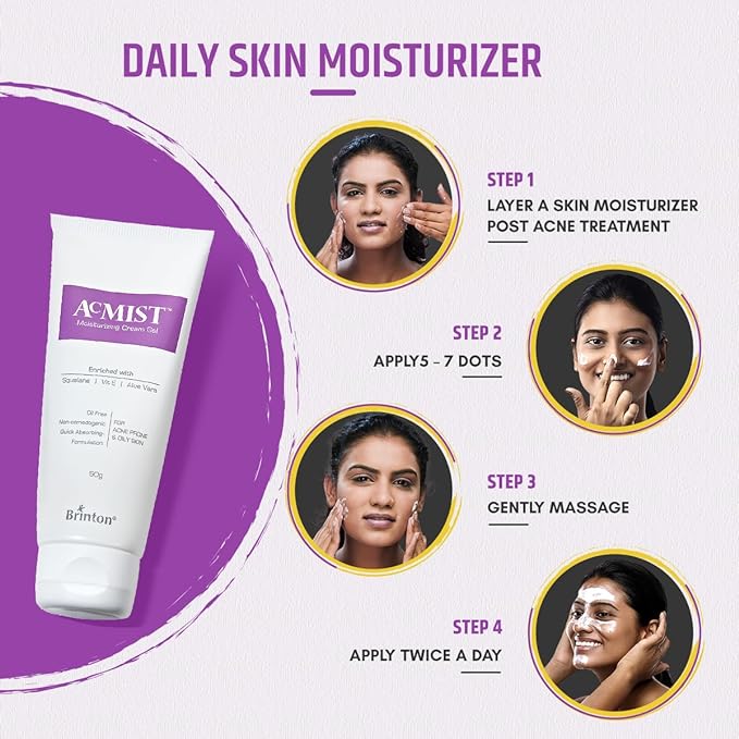 Acmist Moisturizing Cream Gel 50Gm