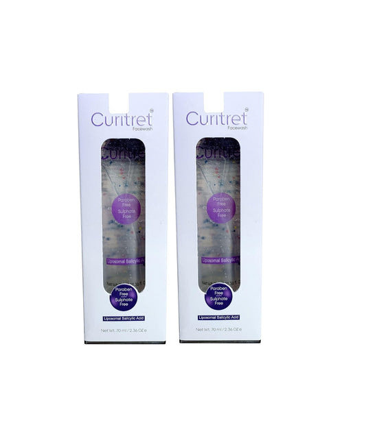 Curitret Skin rejuvenating Face Wash 70Ml Pack Of 2