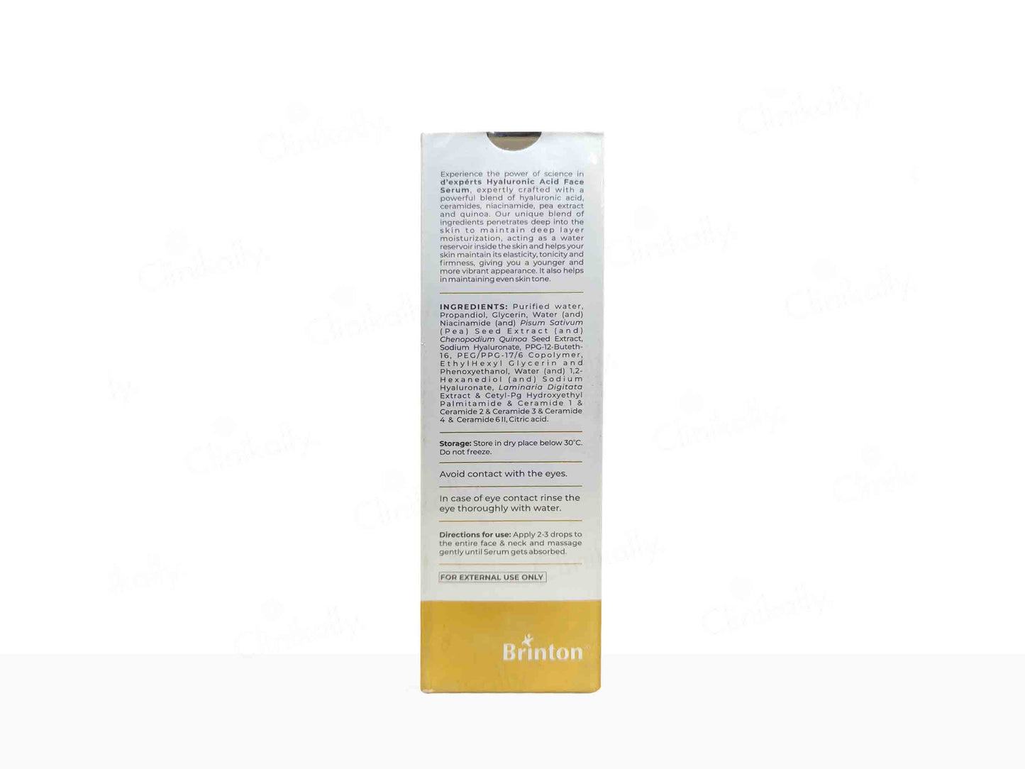 D experts Hyaluronic Acid Face Serum 30Gm