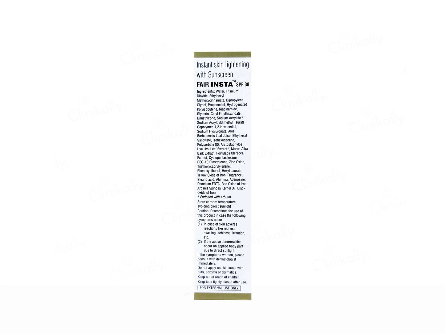 Fair Insta Instant Skin Lightening Cream With Sunscreen SPF 30 (Pack Of 2) 20Gm