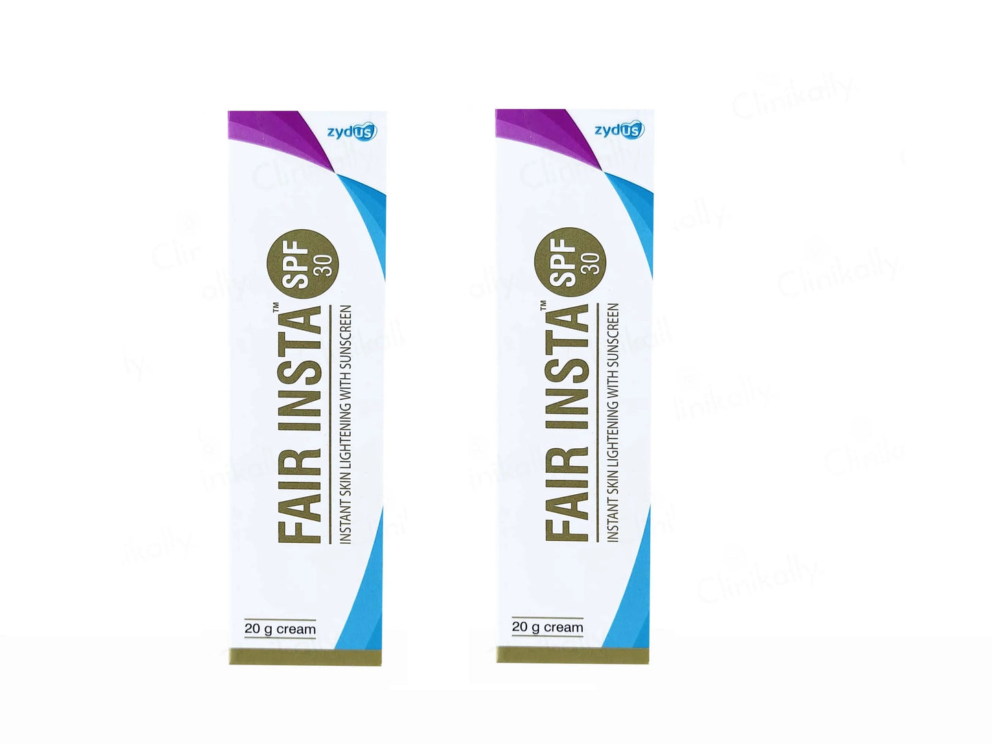 Fair Insta Instant Skin Lightening Cream With Sunscreen SPF 30 (Pack Of 2) 20Gm