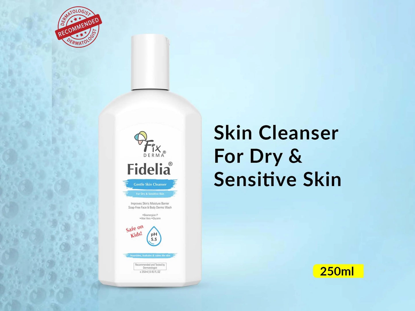 Fixderma Fidelia Gentle Skin Cleanser 250Ml