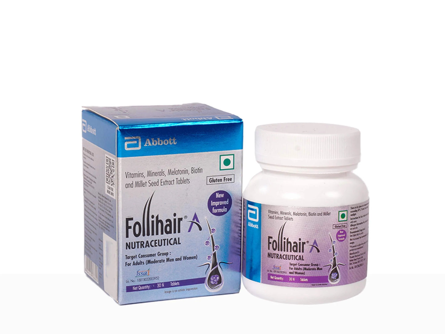 Follihair A 30 Tablets Bottle