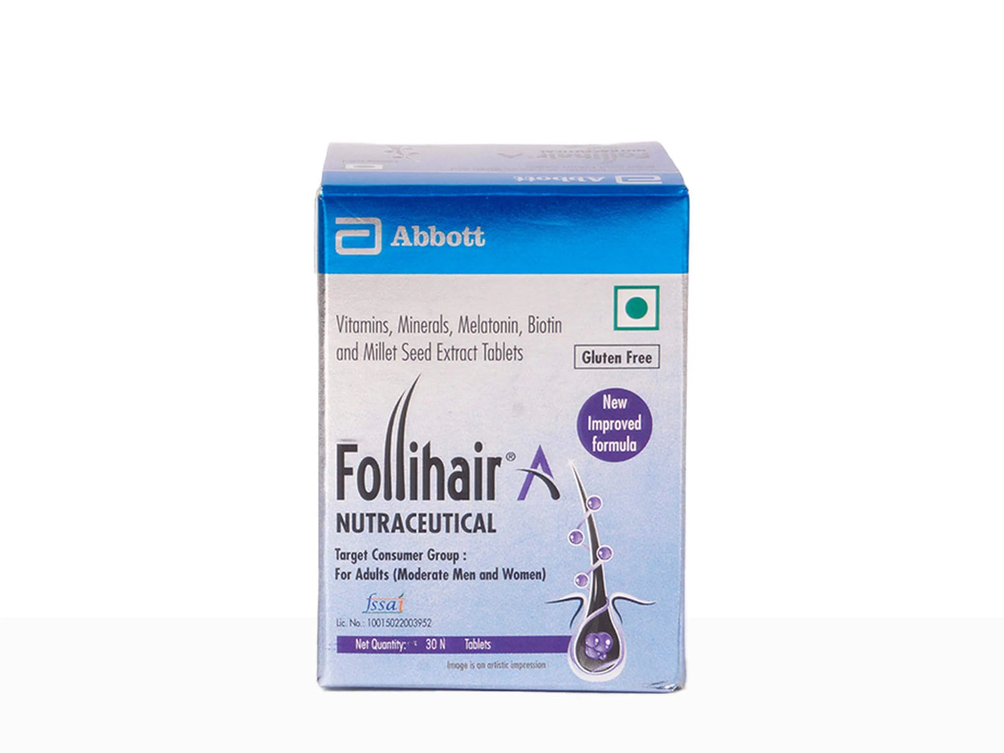 Follihair A 30 Tablets Bottle