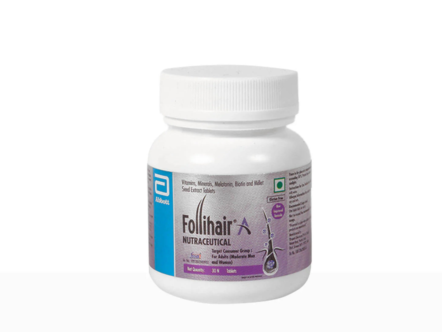 Follihair A 30 Tablets Bottle