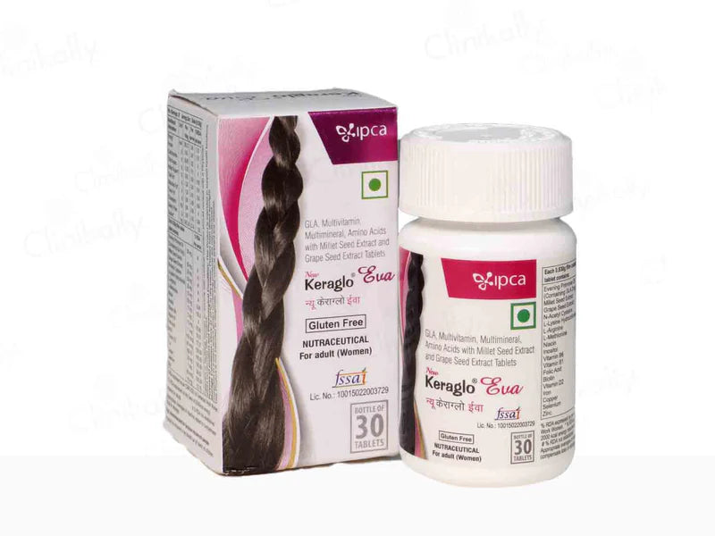IPCA Keraglo Eva Tablet 30 Tablets