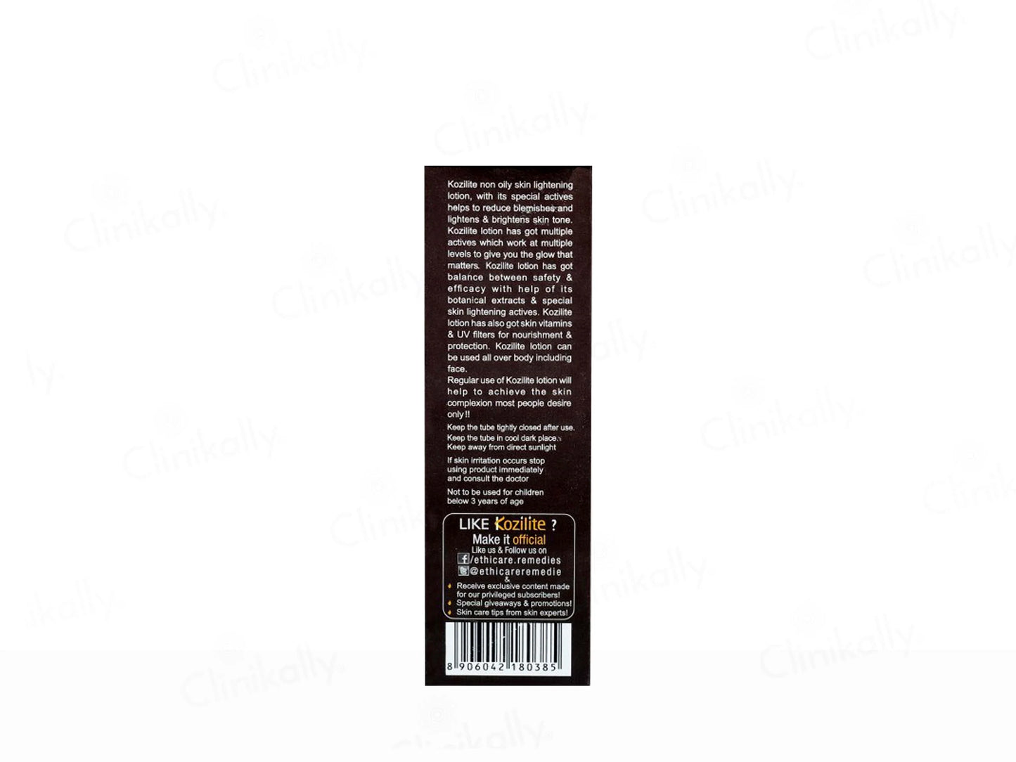 Kozilite Non Oily Skin Lightening Lotion 50Gm Pack OF 2