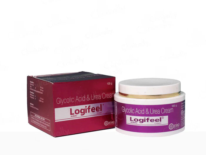 Logifeel Glycolic Acid & Urea Cream 100Gm