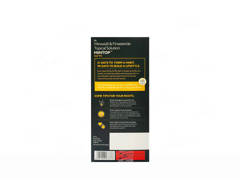 Mintop Gain 5 Hair Regrowth Formula 60Ml