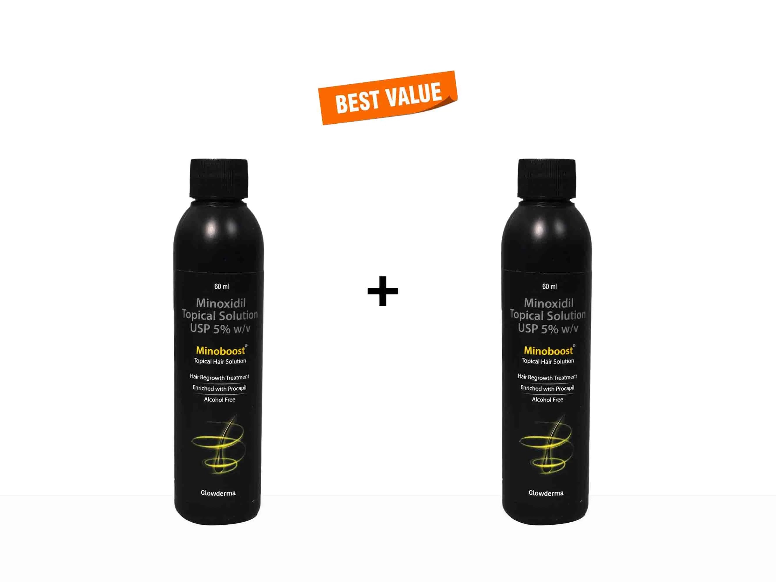 Glowderma Minoboost 5% Topical Solution Pack Of 2*60 ml