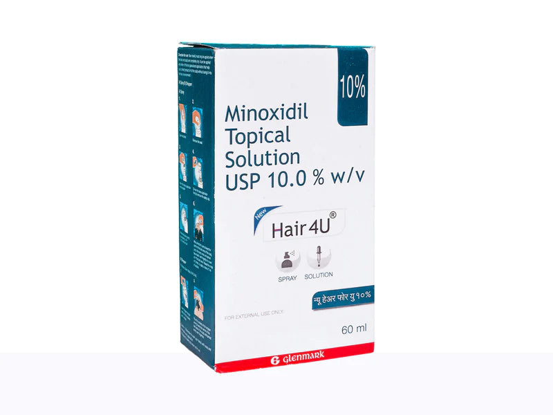 Glenmark Hair4u 10 Solution 60ml