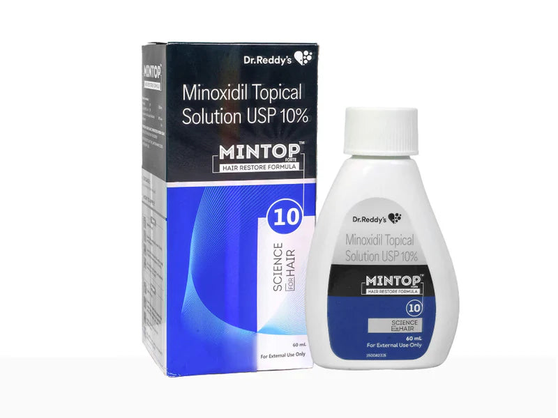 Dr. Reddy Mintop Forte 10% Solution 120ml 60 ml