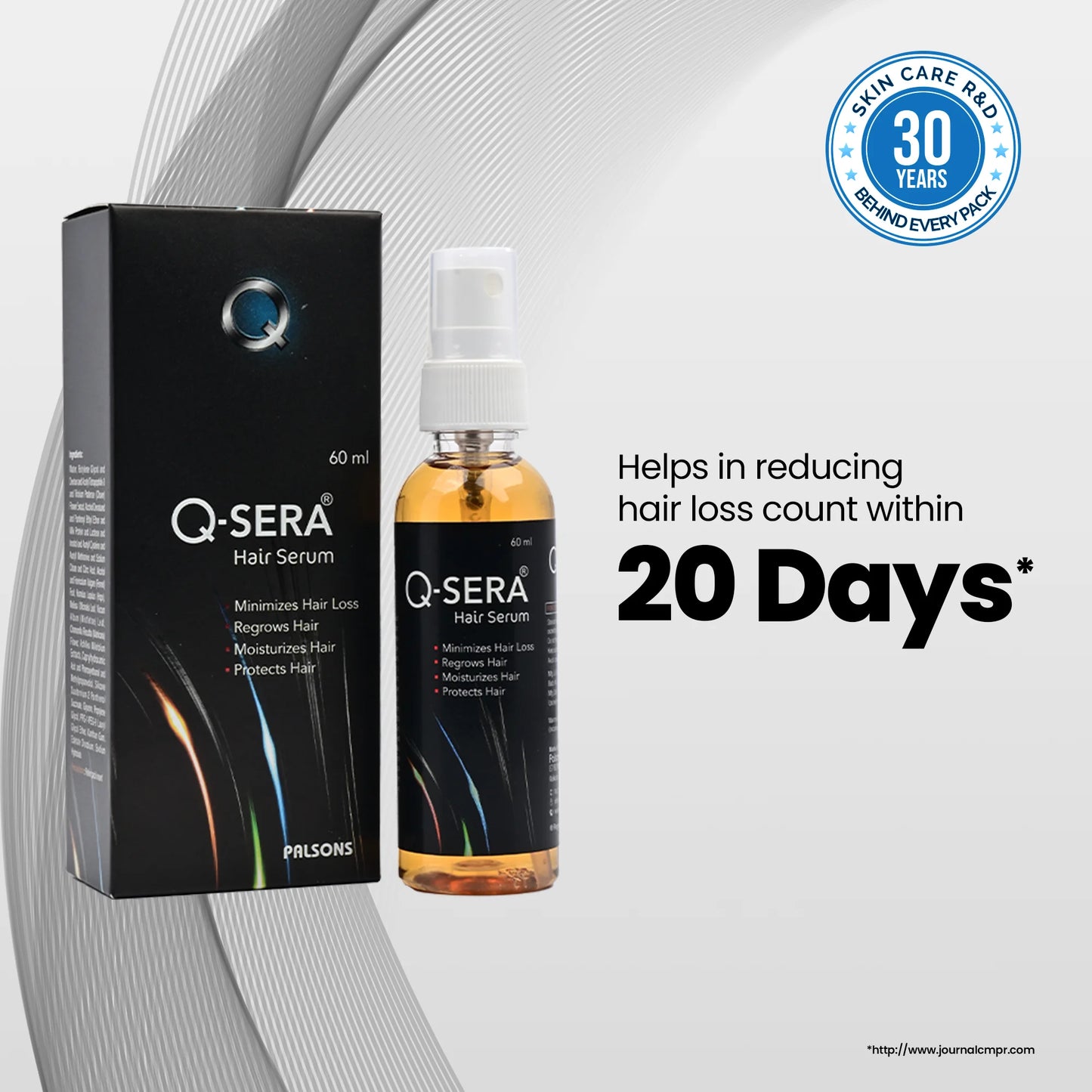 Q-Sera Hair Fall Control Serum 60Ml
