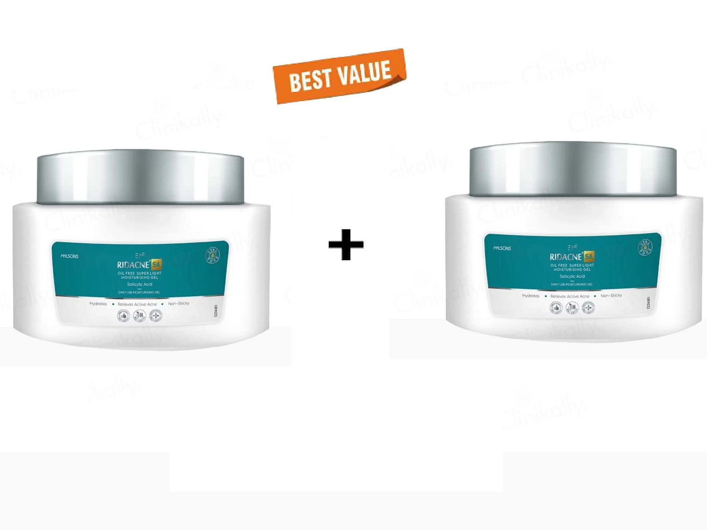 Ridacne SA Oil Free Super Light Moisturising Gel 40Gm Pack Of 2
