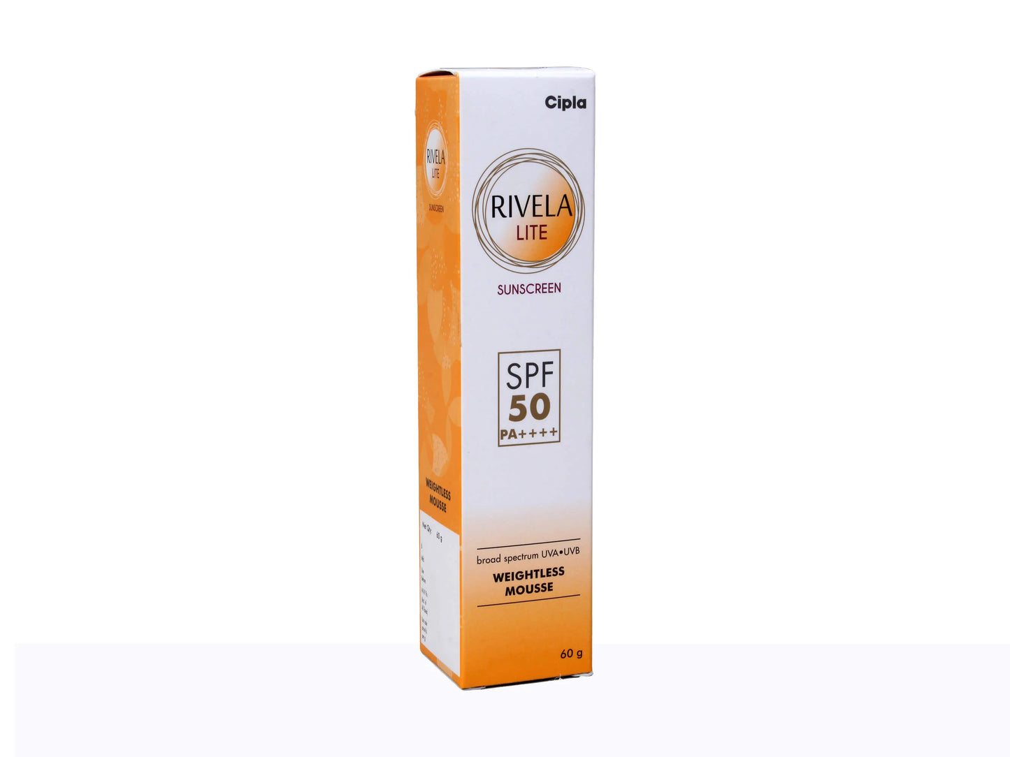 Rivela Lite Sunscreen SPF 50 PA++++ 60Gm