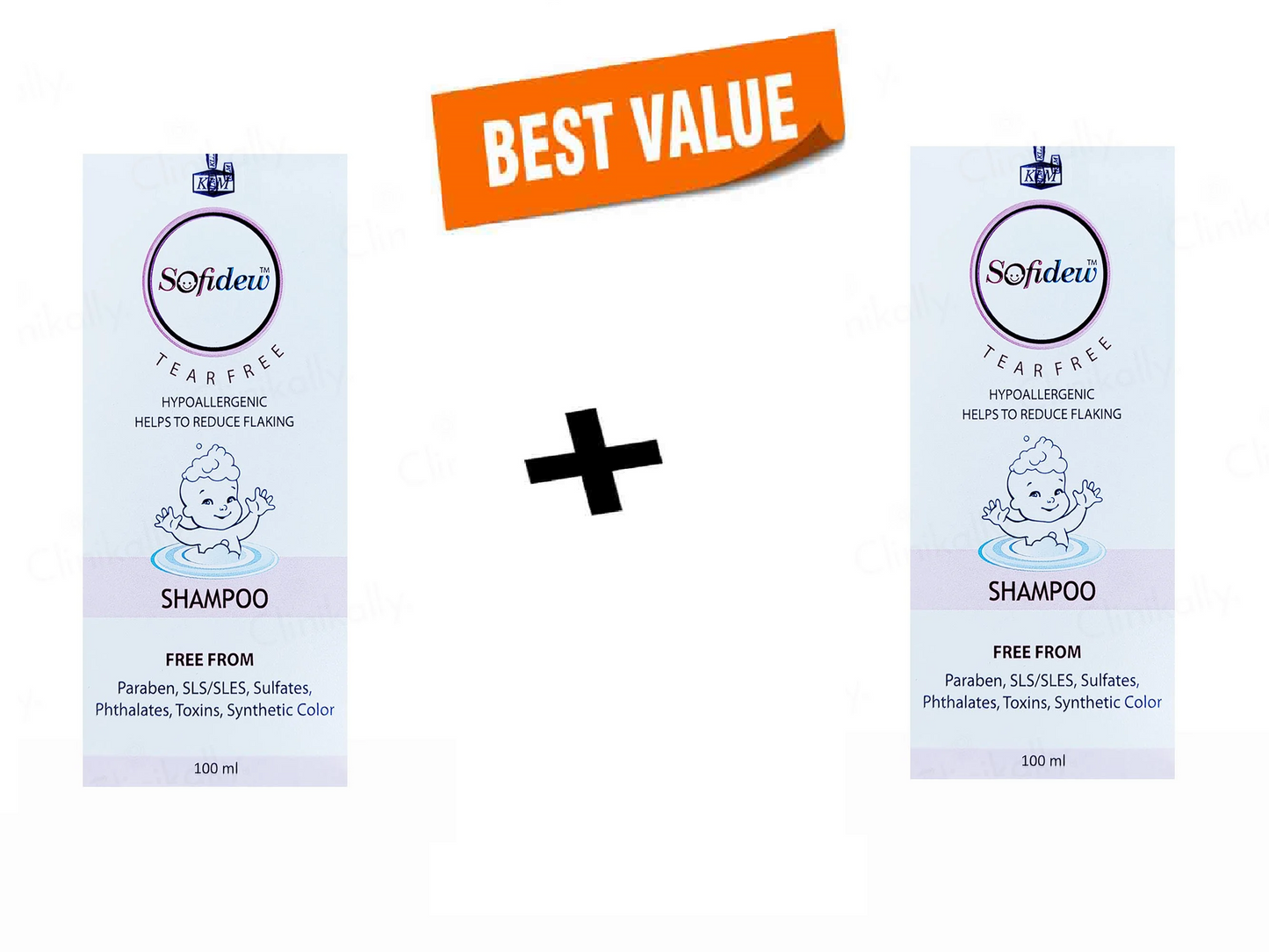 Sofidew Baby Shampoo 100Ml Pack Of 2 2 x 100 ml