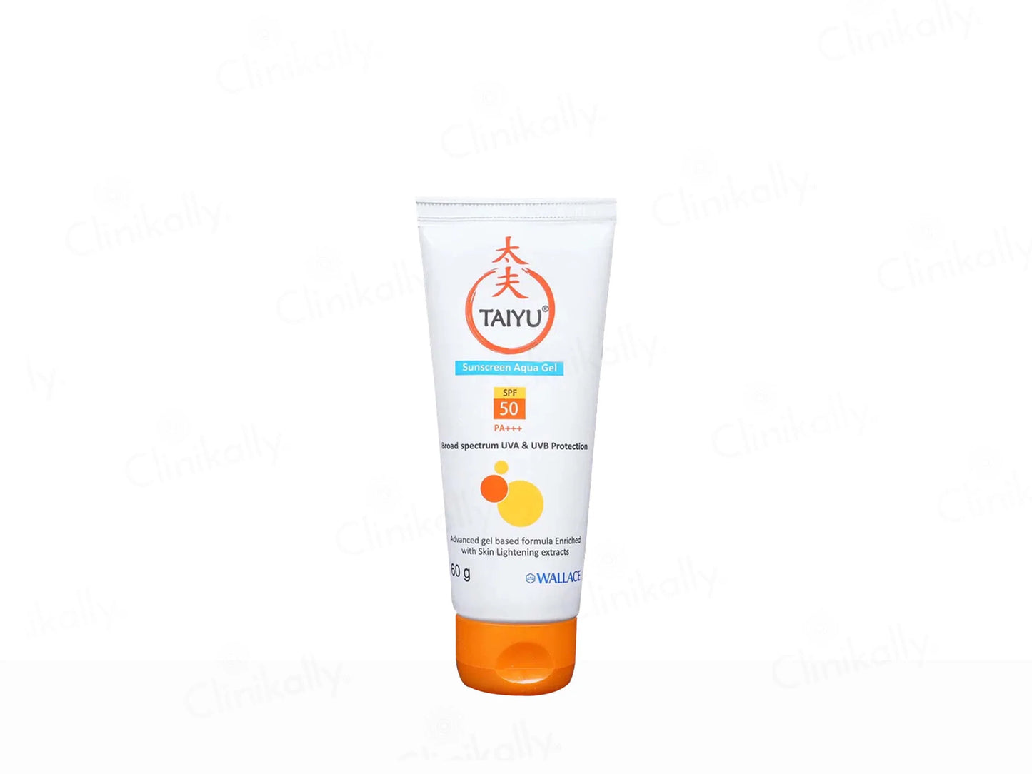 Taiyu Sunscreen Aqua Gel SPF 50 PA+++ 60Gm