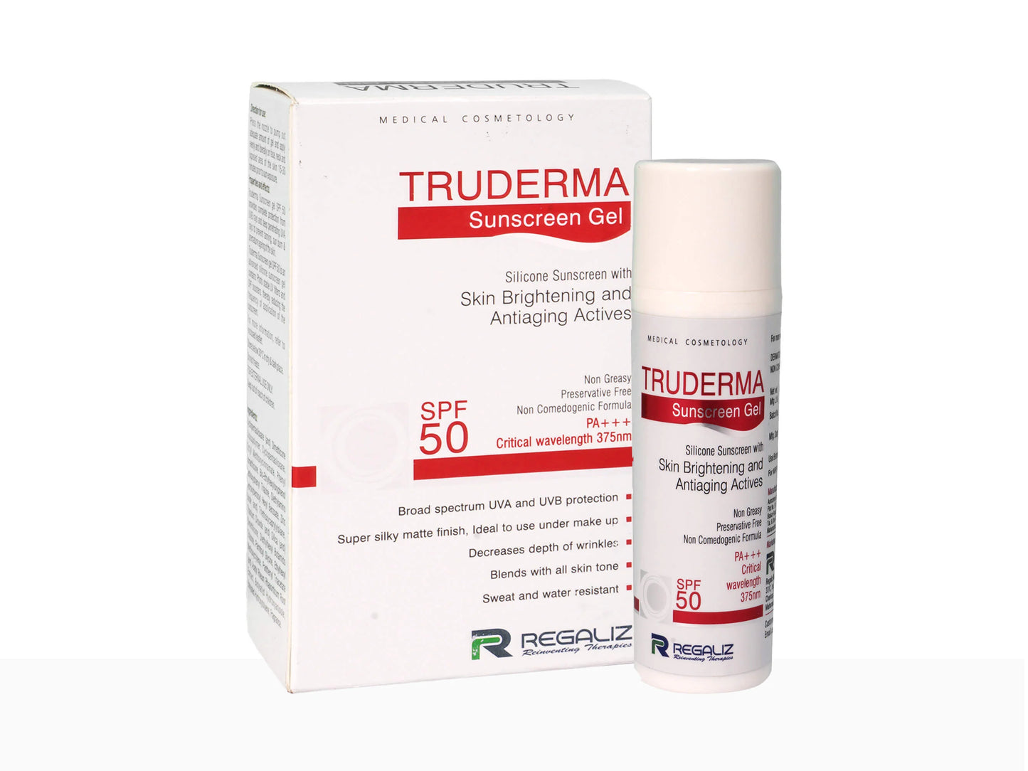 Truderma Sunscreen Gel SPF 50 PA+++ 50Gm