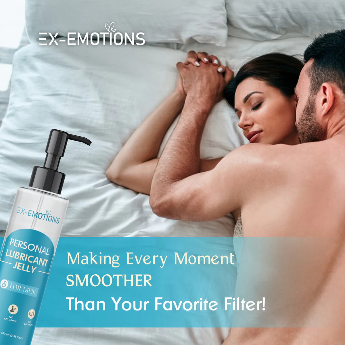 Ex-Emotions Personal Lubricant Jelly for Men – Ultimate Comfort & Pleasure 100Ml
