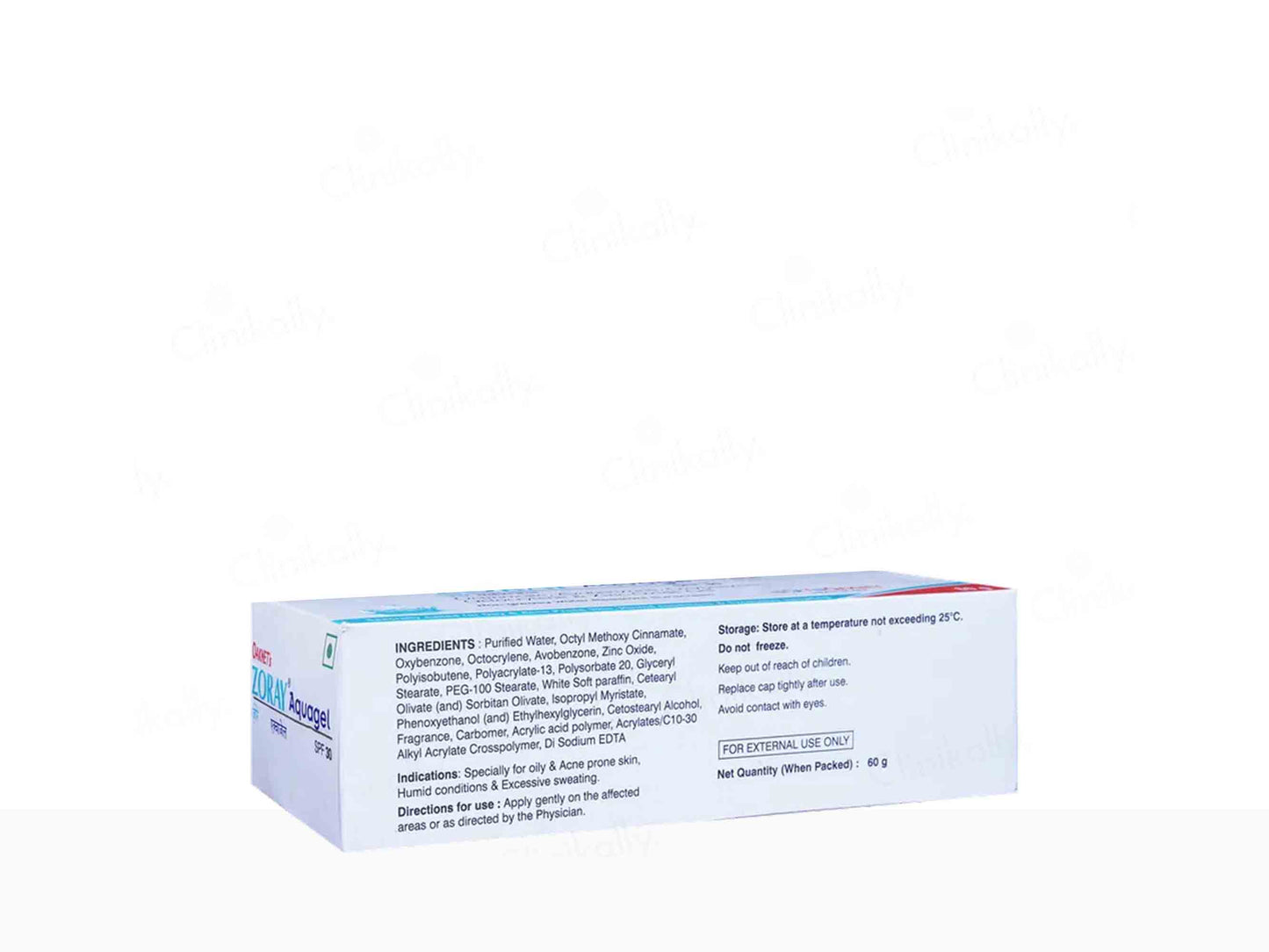 Zoray Aquagel Sunscreen SPF 30 (60Gm)