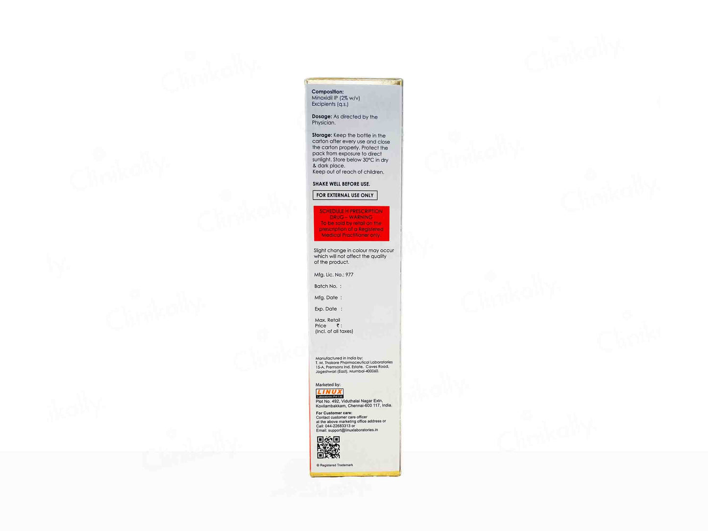 Linux Minopep Eva 2% Topical Solution