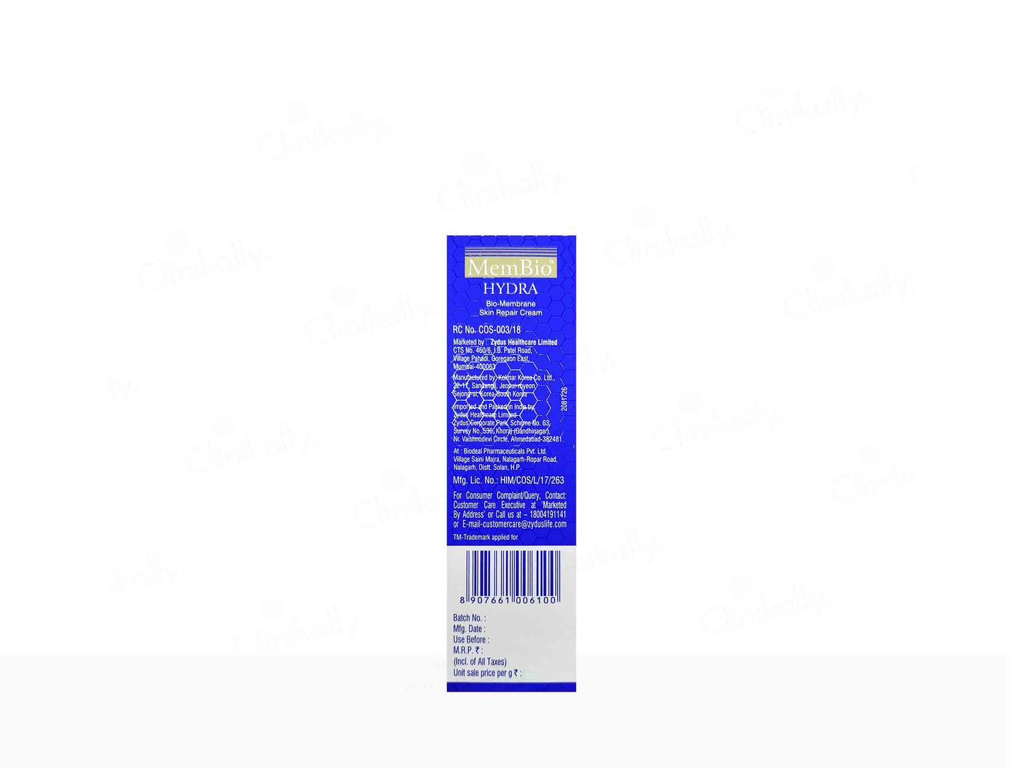 MemBio Hydra Bio-Membrane Skin Repair Cream 50Gm