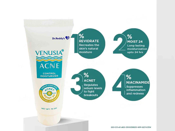Dr. Reddy Venusia Acne Control Moisturizer 75g