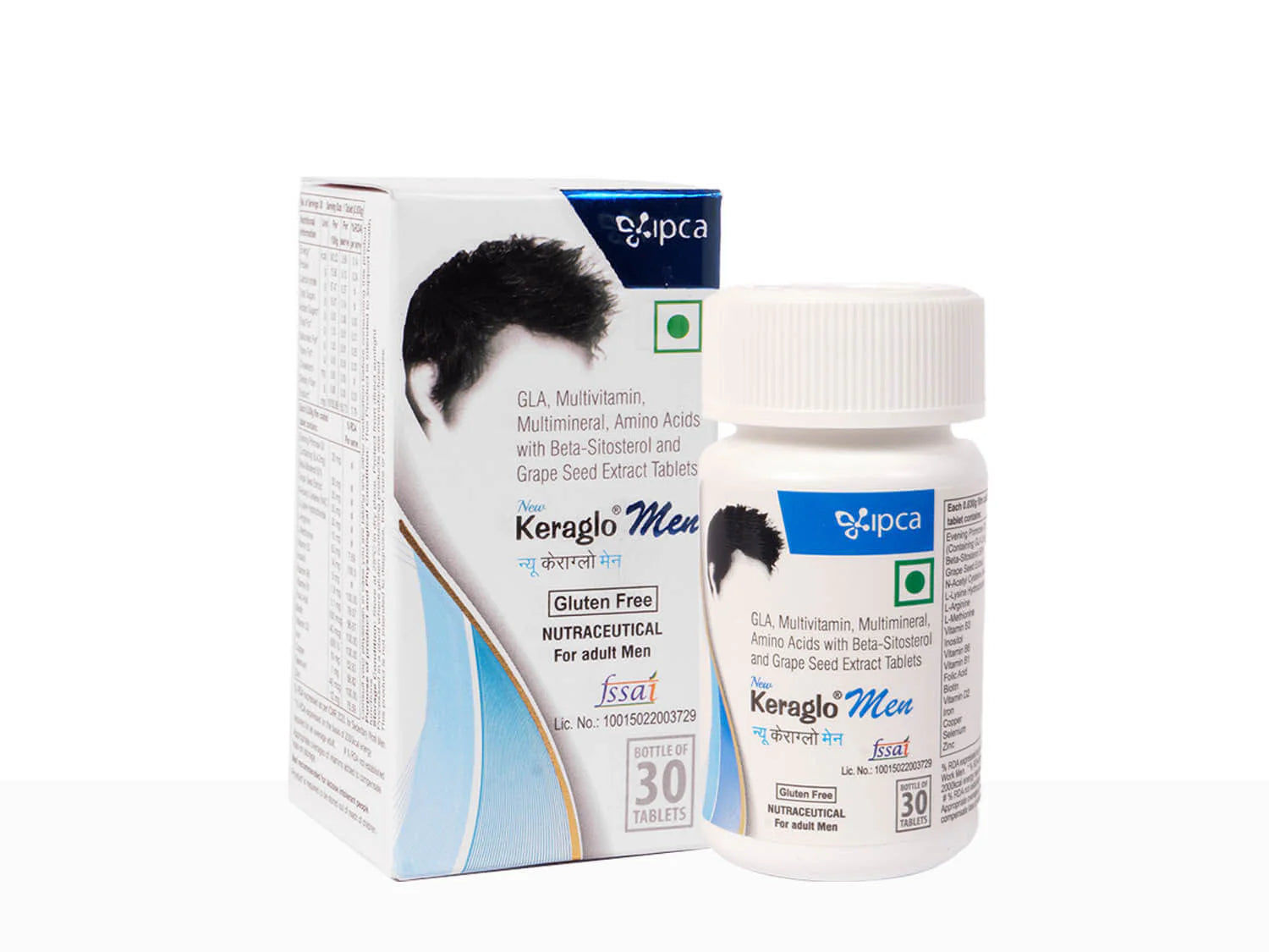 IPCA Keraglo Men Tablet 30 Tablets