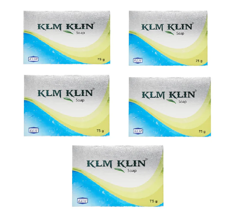 Klm Klin Soap 75Gm Pack Of 5 5 x 75 gm