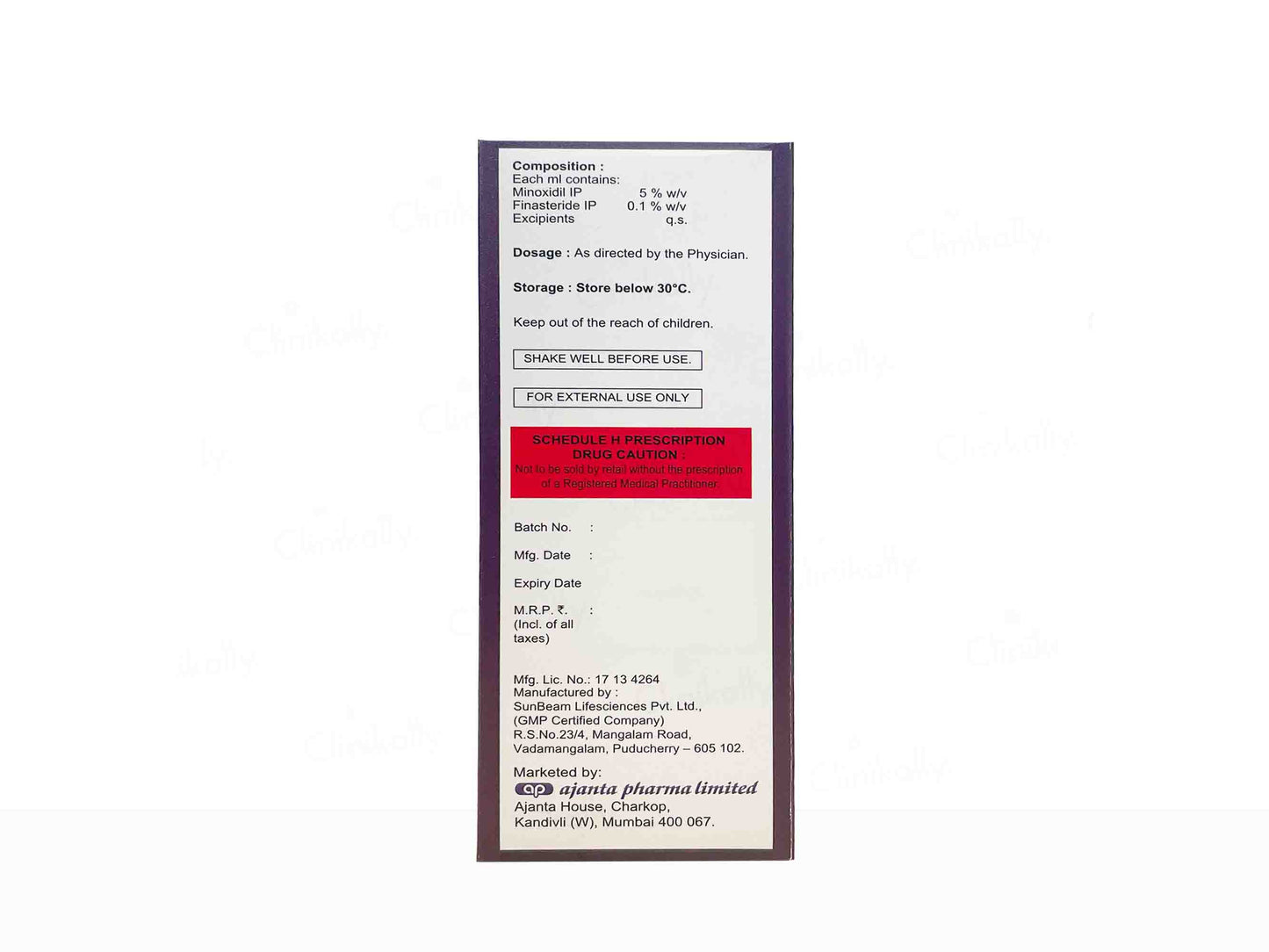 Ajanta Tricosilk Pro Hair Solution 60ML