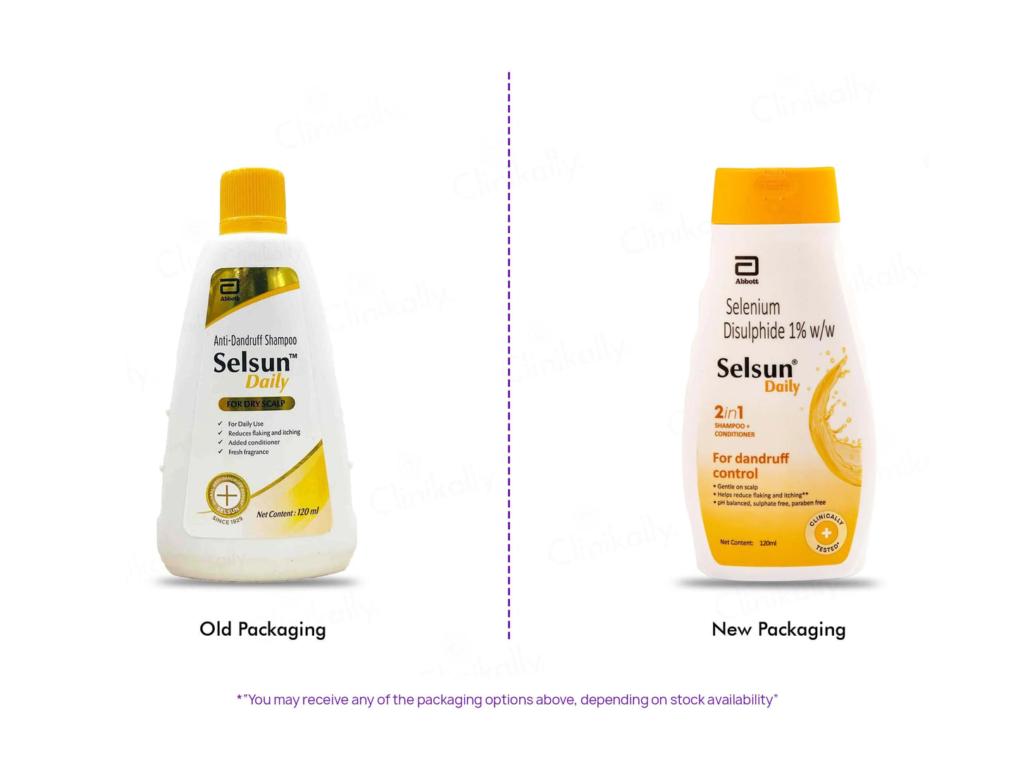 Selsun Daily Anti Dandruff Shampoo For Dry Scalp 120Ml Pack 2