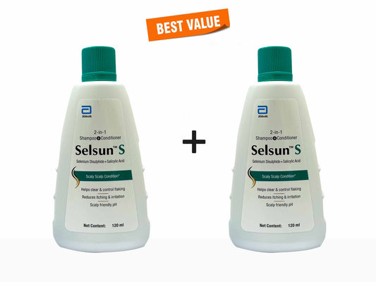 Selsun S Shampoo & Conditioner 120Ml Pack 2