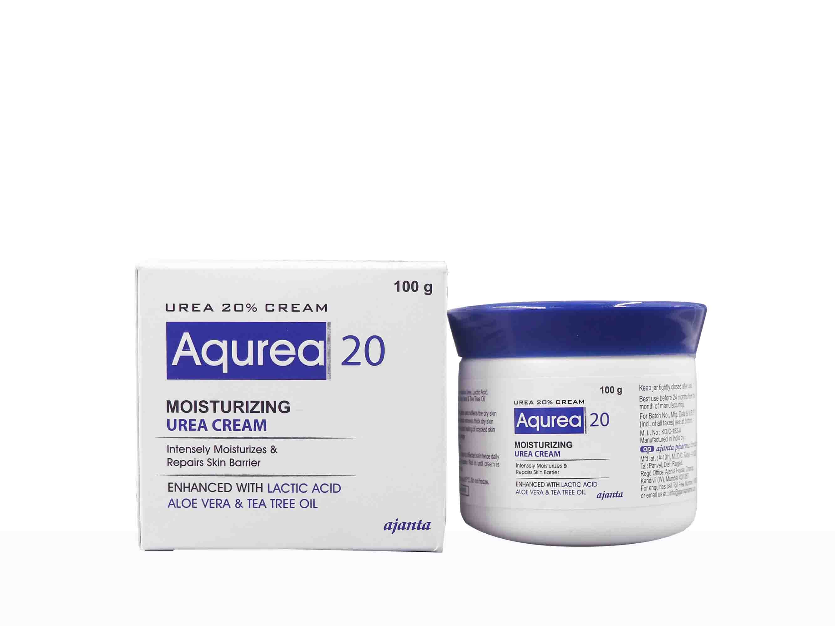 Aqurea 20 Moisturizing Urea Cream (Combo) 100 gm