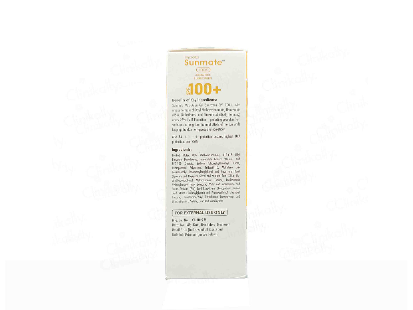Sunmate Max Aqua Gel Sunscreen SPF 100 50Gm