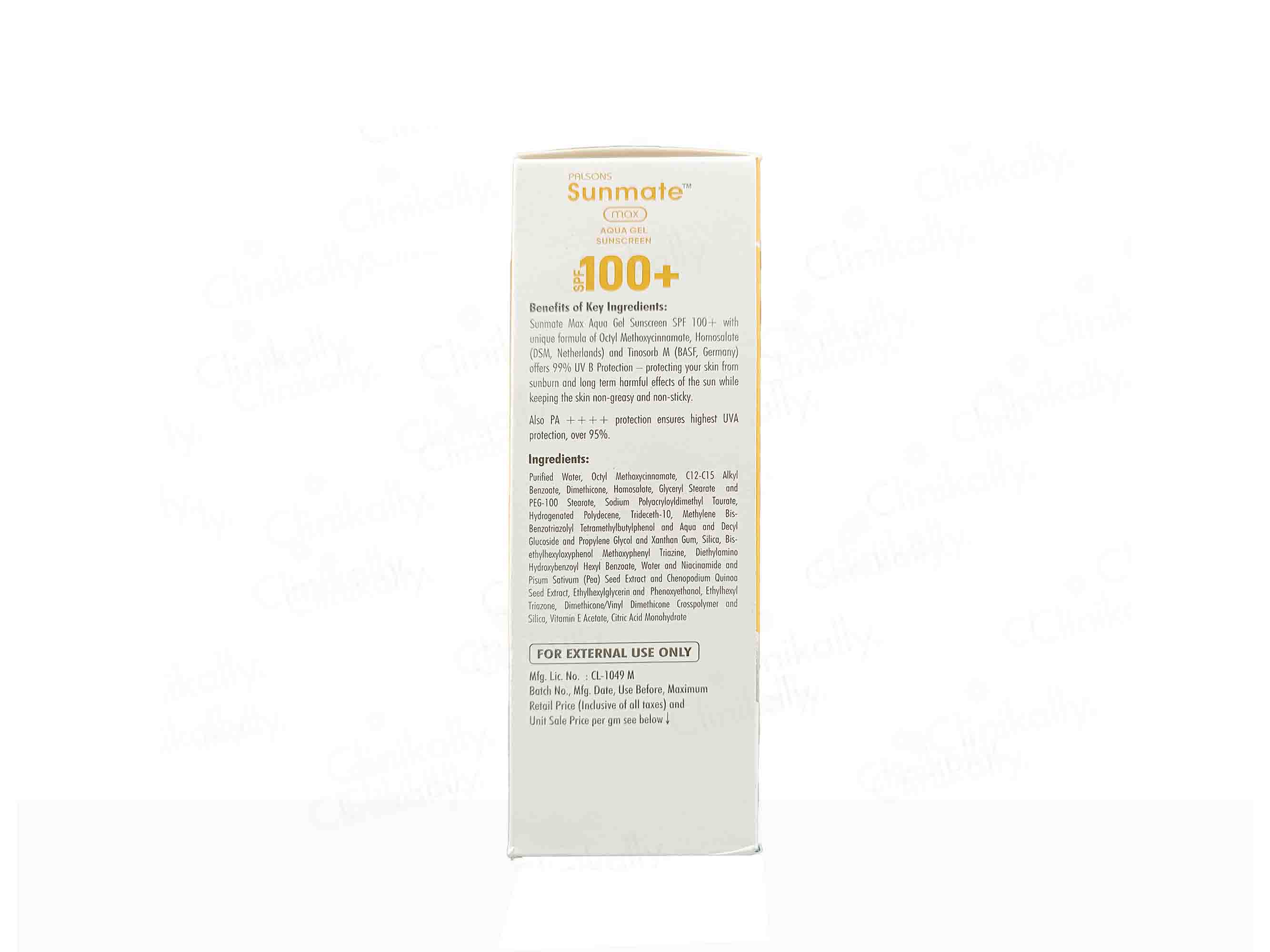 Sunmate Max Aqua Gel Sunscreen SPF 100 50Gm