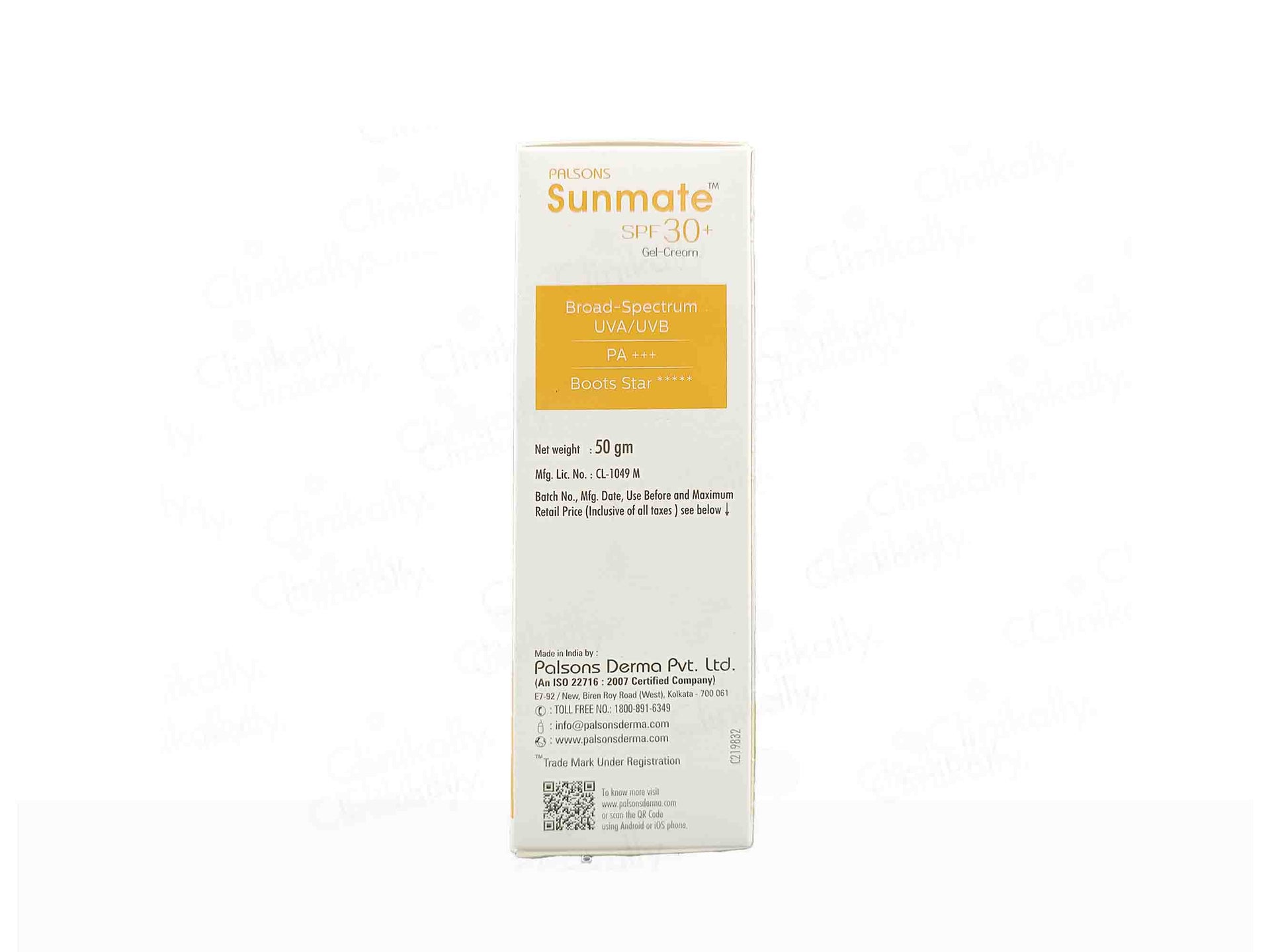 Sunmate Gel Cream SPF 30 50Gm
