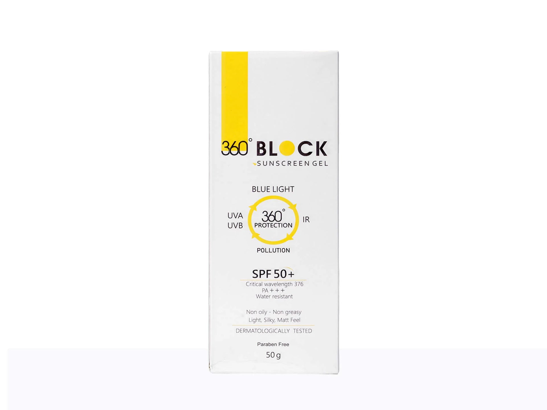 360 Block Sunscreen Gel SPF 50 PA 50Gm Pack Of 2