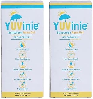 Yuvinie Sunscreen Aqua Gel 50gm (Pack Of 2)