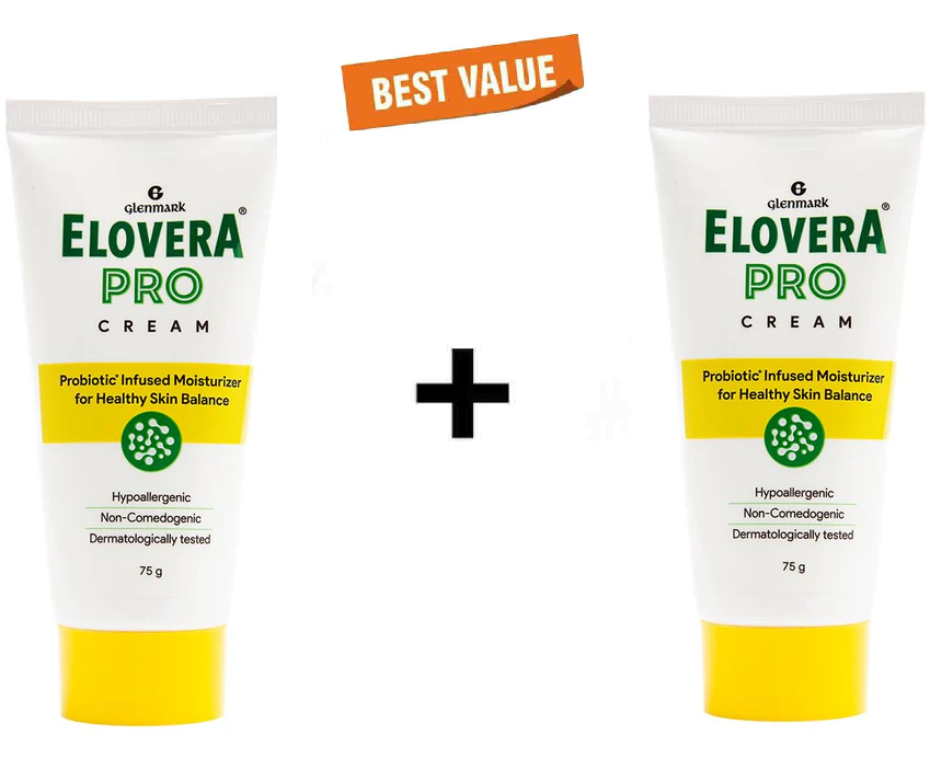 Elovera Pro Moisturizer Cream 75Gm Pack Of 2 2 x 75 gm
