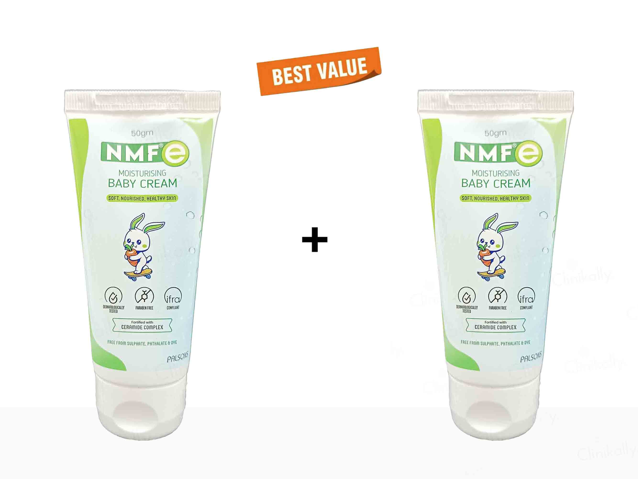 NMFe Moisturizing Baby Cream 50Gm Pack 2