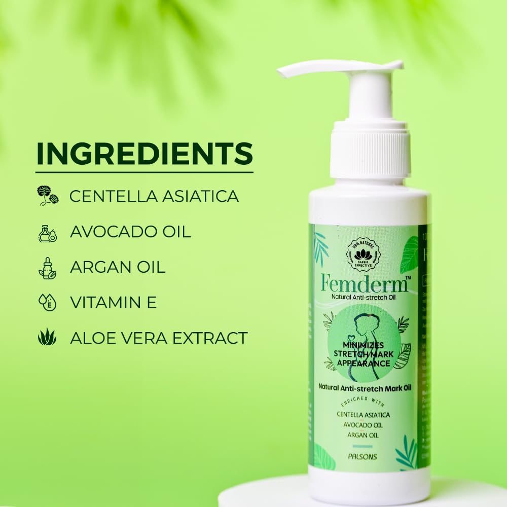 Femderm Natural Anti-Stretch Oil 100Ml
