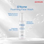 D Acne Foaming Face Wash 60Ml