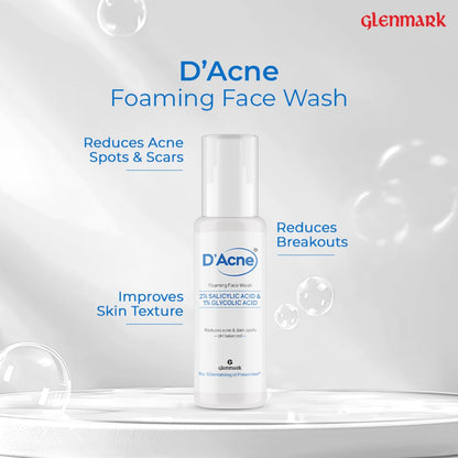 D Acne Foaming Face Wash 60Ml