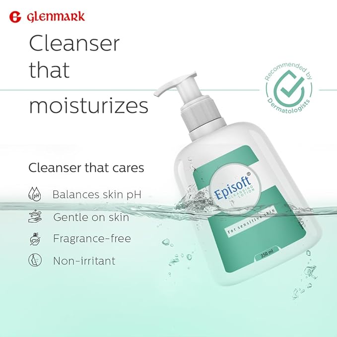 Glenmark Episoft Cleansing Lotion 250Ml