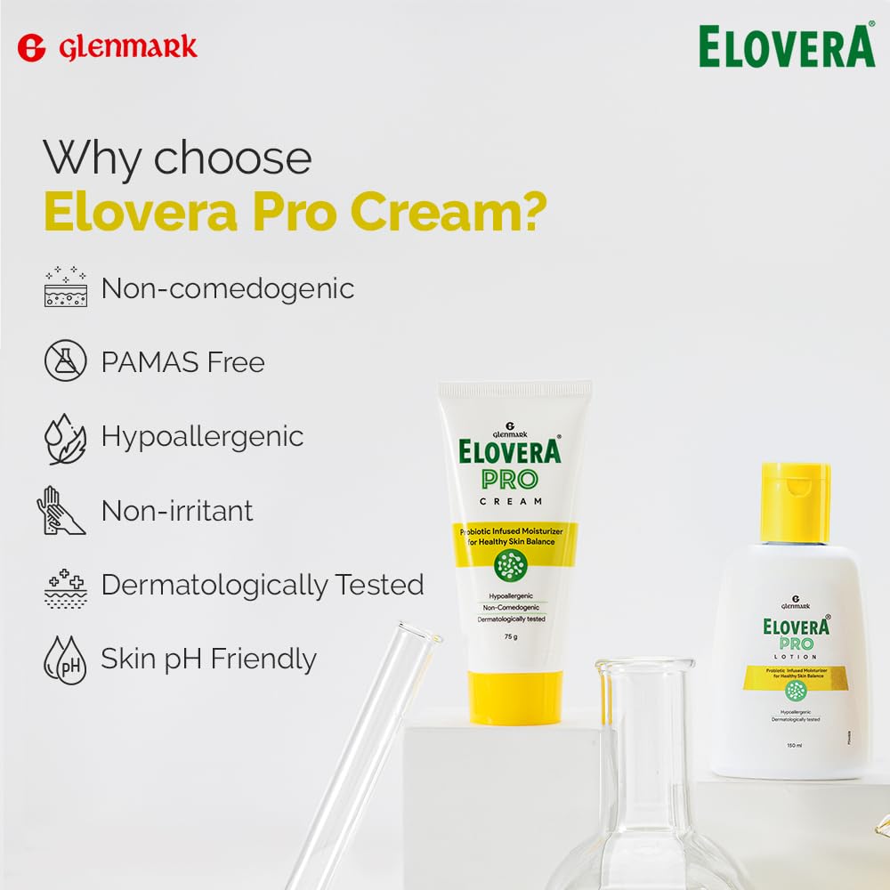 Elovera Pro Moisturizer Cream 75Gm Pack Of 2