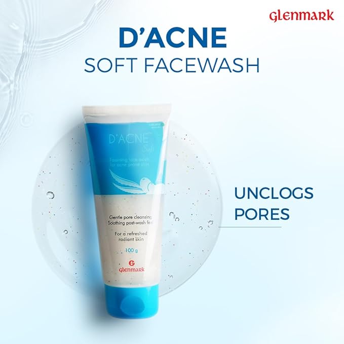 Glenmark D’Acne Soft Face Wash 100 ml